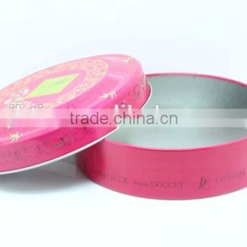 china import of round tin box / candle metal packaging box