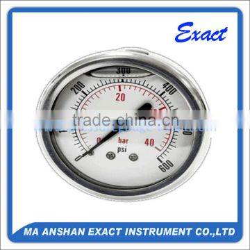 Bourdon Liquid Filled Pressure Gauge With Different Types