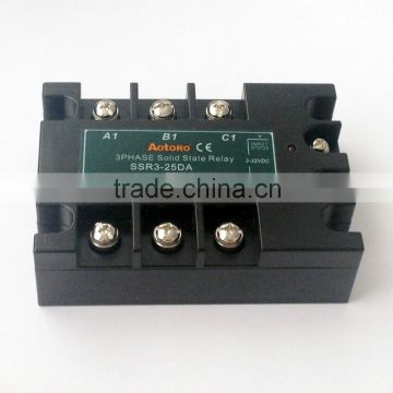three phase solid state relay SSR3-25DA china industrial relay