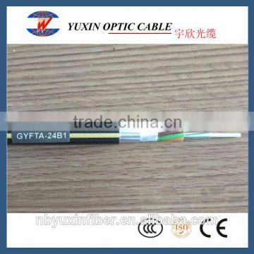 2-144 Core GYFTA Armored Fiber Optic Cable with Non-metal Central Strength Member