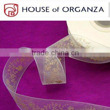 Bronzing Organza Ribbon