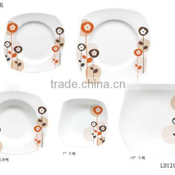 S SHAPE DINNER SET/ DINNERWARE