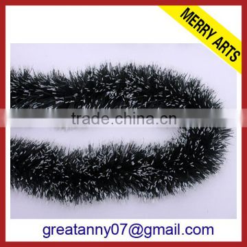 Christmas outdoor ornament thick tinsel snow garland for 2015 wholesale
