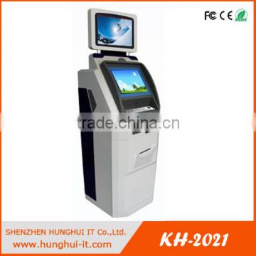 customizable touch screen kiosk machine with passport reader