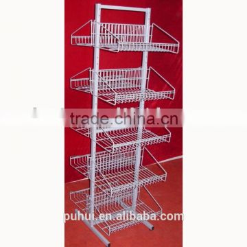 double sides wire shelf stand