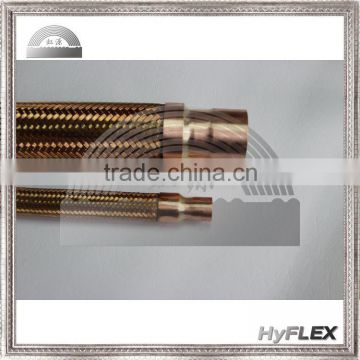 flexible Braided Bronze Hoses With Copper Sweat Ends
