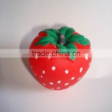 Vinyl strawberry fruit toys