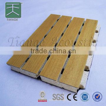 light weight quick installation mdf grooved wall panels 12mm from manufacturer of Tiange Foshan