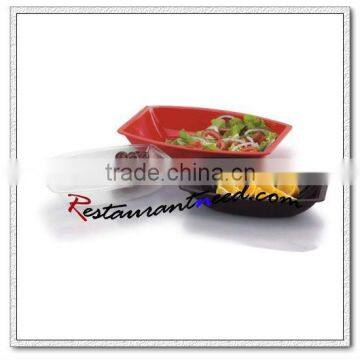 P153 Banquet PC Rectangle Large Plastic Salad Bowl