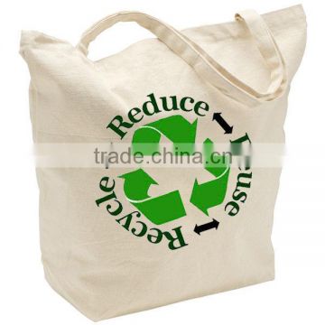 Strap handle cotton promotional bags/cotton shopping bags