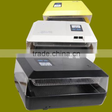 CE supporting 60 chicken eggs family use kinds of colors AC 220V fully automatic mini incubator