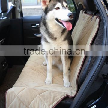 Quilted Velvet Pet Car Seat Cover