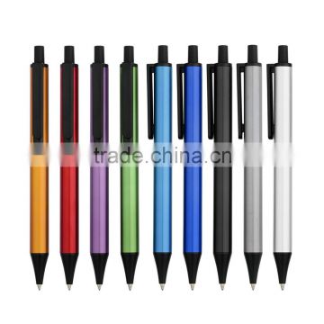 Customized Aluminum Metal Ball Pen Best selling 2016 promotional logo metal aluminum ball pen