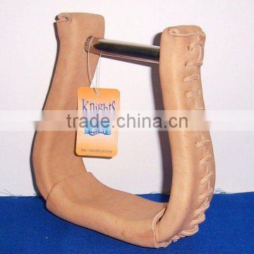 Wooden Leather Stirrups
