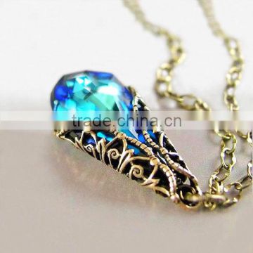 falak gems Ocean Blue pendants victorian Jewelry