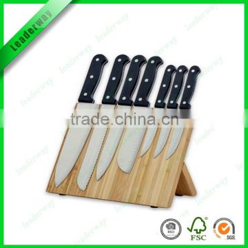 Nature bamboo magnetic knife block