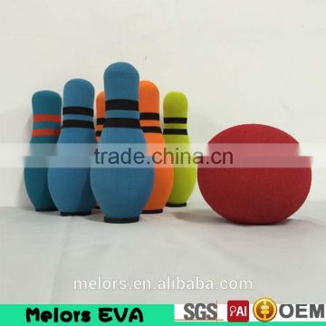 Good quality design eva foam material bowling set for kids