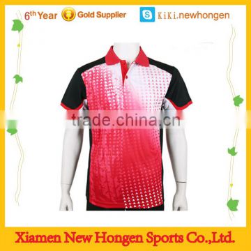full sublimation table tennis jersey/badminton wear/custom girls badminton sports wear