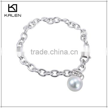 2015 Kalen factory sale fashionable silver charm bracelet jewelry