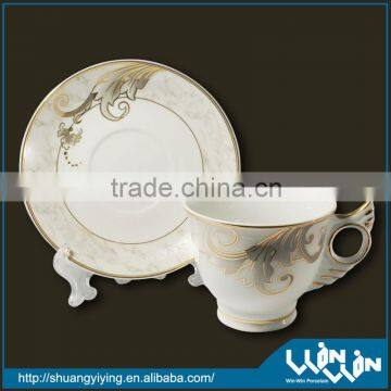 Large ceramic cups and saucers wwc13049