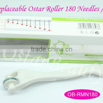Newest 180 needles replacement derma roller for skin care