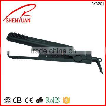 The LED display pro CE ROHS Ceramic Flat Iron PTC Hair flat iron 35W barber shop hair straightener