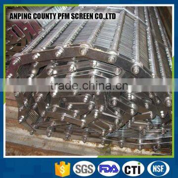 Cold Weather Stainless Steel Sheet Metal Slat Conveyor Belt