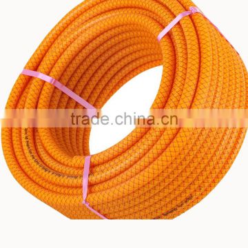 transparent pvc flexible nylon braided spray hose