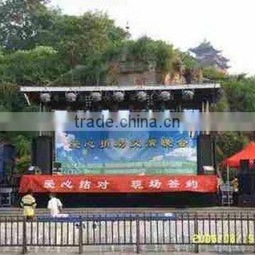 Outdoor high adjustable mobile stage truck