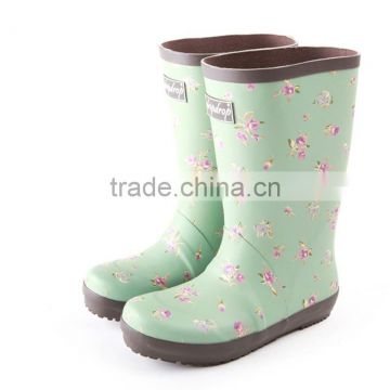 half style rubber rain boots for woman