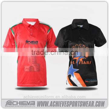 2017 polyester Short Sleeve Style Polo T-shirt For Promotion Advertising