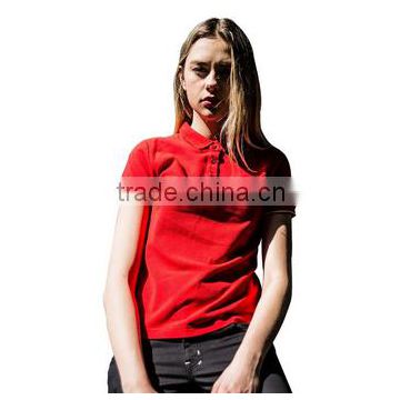 custom women's office uniform design polo shirt manufacturer