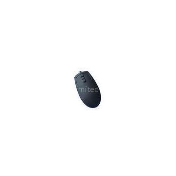 IP68 Silicone Medical Rugged Optical Mouse 800DPI black /  white color