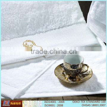 Quanlity palais royale hotel bath towel, 100% cotton white hotel balfour towel