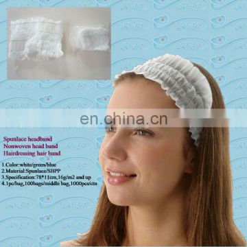 disposable nonwoven PP hair band for beauty salon