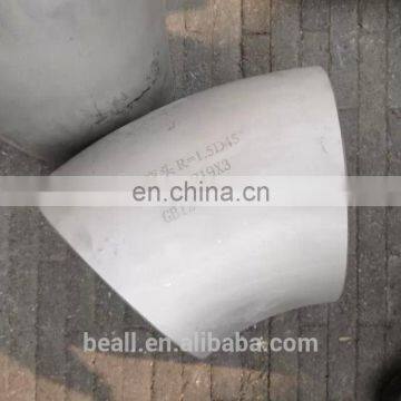 Inconel Alloy stainless steel elbow 45 degree elbow