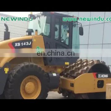 Used 14t Single Drum Vibration Road Roller XS142J for Sale