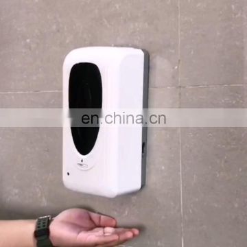 Battery Operated Wireless Wall-mounted 1000ml Automatic Alcohol Spray Hand Sanitizer Dispenser No Touch