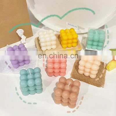 2021 Amazon Hot Sale, Ins New Handmade Colored Romantic Private Label Scented Soy Wax Candles/