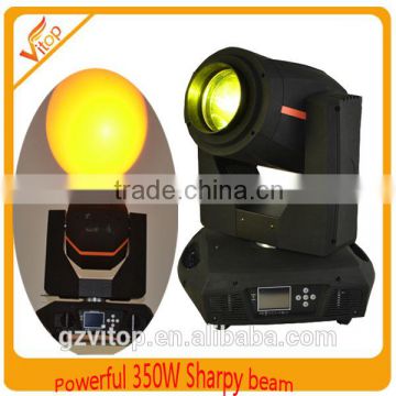 Guangzhou Sharpy 350w 17r beam spot wash 3 in 1 moving head light