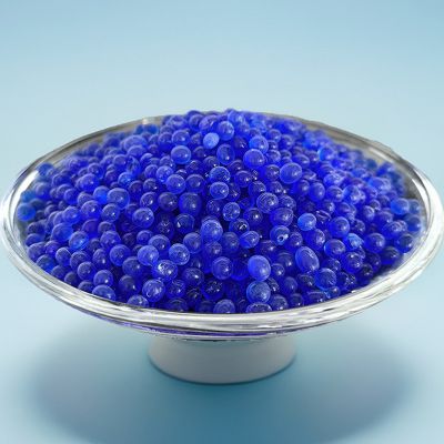 Inorganic color-changing silica gel 2-4mm spherical blue powder indicator