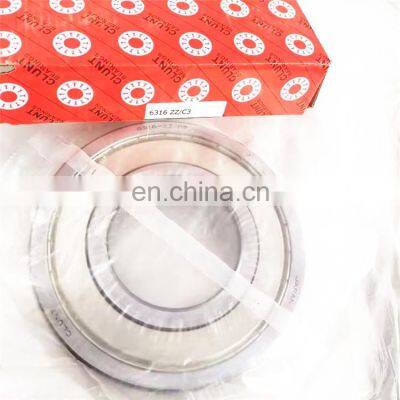 Long working life deep groove ball bearing 6316ZZ 6316-2RS bearing 6316