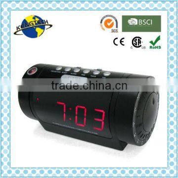 0.9" LED display Projector AM FM Clock Radio