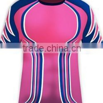 100% Polyester men's sublimation shirts with custom design