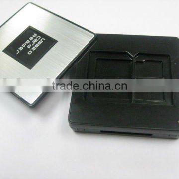 Black/silver colour all in one USB 2.0 external card reader