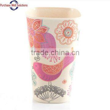 Customized Eco-friendly fashionable Bamboo fiber cup