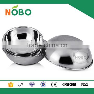 stainless steel fruit bowl with mirror polishing