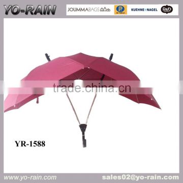 high quality unique cheap big straight sweet couple outdoor umbrella china