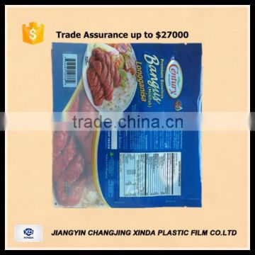 clear Plastic food Packaging bags PAPE material