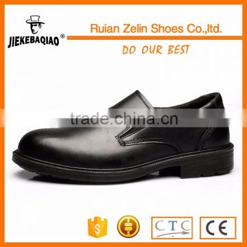 black no lace anti-slip fashion style office administration police shoes high quality